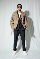Rodeo Distressed Brown Biker Jacket