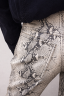 Viper Python Leather Trousers