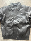 90s Mid Oversized Leather Jacket — Size Medium (UK 6/8/10)