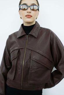  Aries Dark Burgundy Leather Jacket