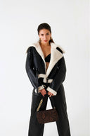 Aurelia Shearling Aviator Jacket