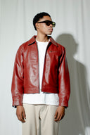 Kaia Boxy Leather Jacket