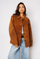 Jude Caramel Suede Jacket