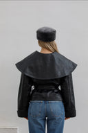 Noir Shearling Fur Hat - Limited Edition