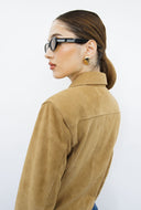 Bonnie Sand Suede Jacket