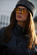 Noir Shearling Fur Hat - Limited Edition