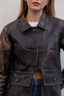 Rouen Croc Leather Jacket - Limited Edition