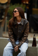 Rouen Croc Leather Jacket - Limited Edition