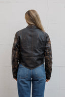 Rouen Croc Leather Jacket - Limited Edition