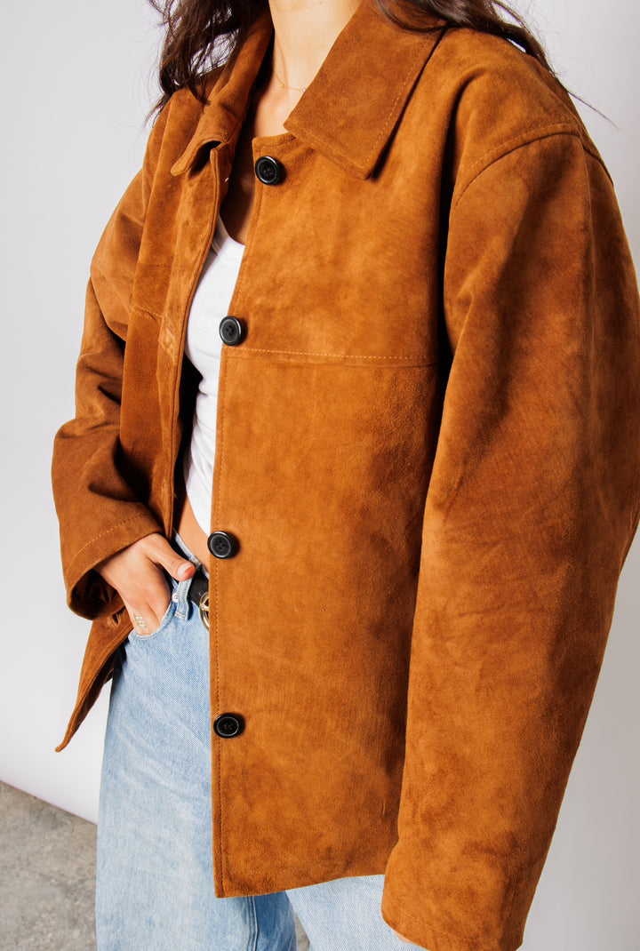 Caramel Suede Jacket