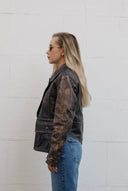 Rouen Croc Leather Jacket - Limited Edition