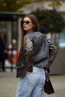 Rouen Croc Leather Jacket - Limited Edition