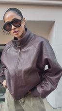 Siena Oversized Funnel Neck Bomber