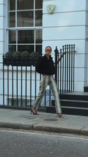 Viper Python Leather Trousers