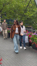 Jude Caramel Suede Jacket