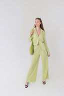 Valentina Green Plisse Co ord