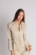 Justine Utility Cargo Detailed Jumpsuit