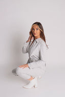 Justine Utility Cargo Detailed Jumpsuit