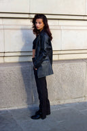 90’s Leather Blazer