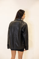 Martina Oversized 90’s Leather Jacket