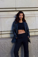 90’s Leather Blazer