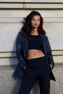 90’s Leather Blazer