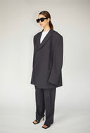 Libra Pinstripe Oversized Blazer