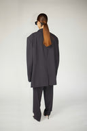 Libra Pinstripe Oversized Blazer